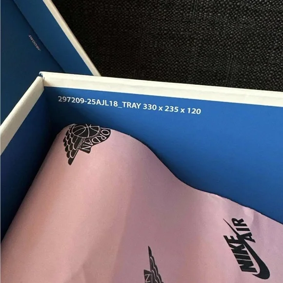 Jordan 1 Retro Low OG SP Fragment x Travis Scott (Sail/blue) - Picture 5 of 13